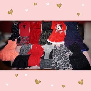 Bundle 12 girl dresses 7-8